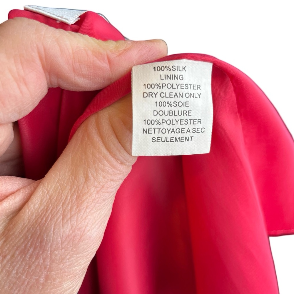 Trina Turk Pink One Shoulder Cocktail Dress - Picture 10 of 10